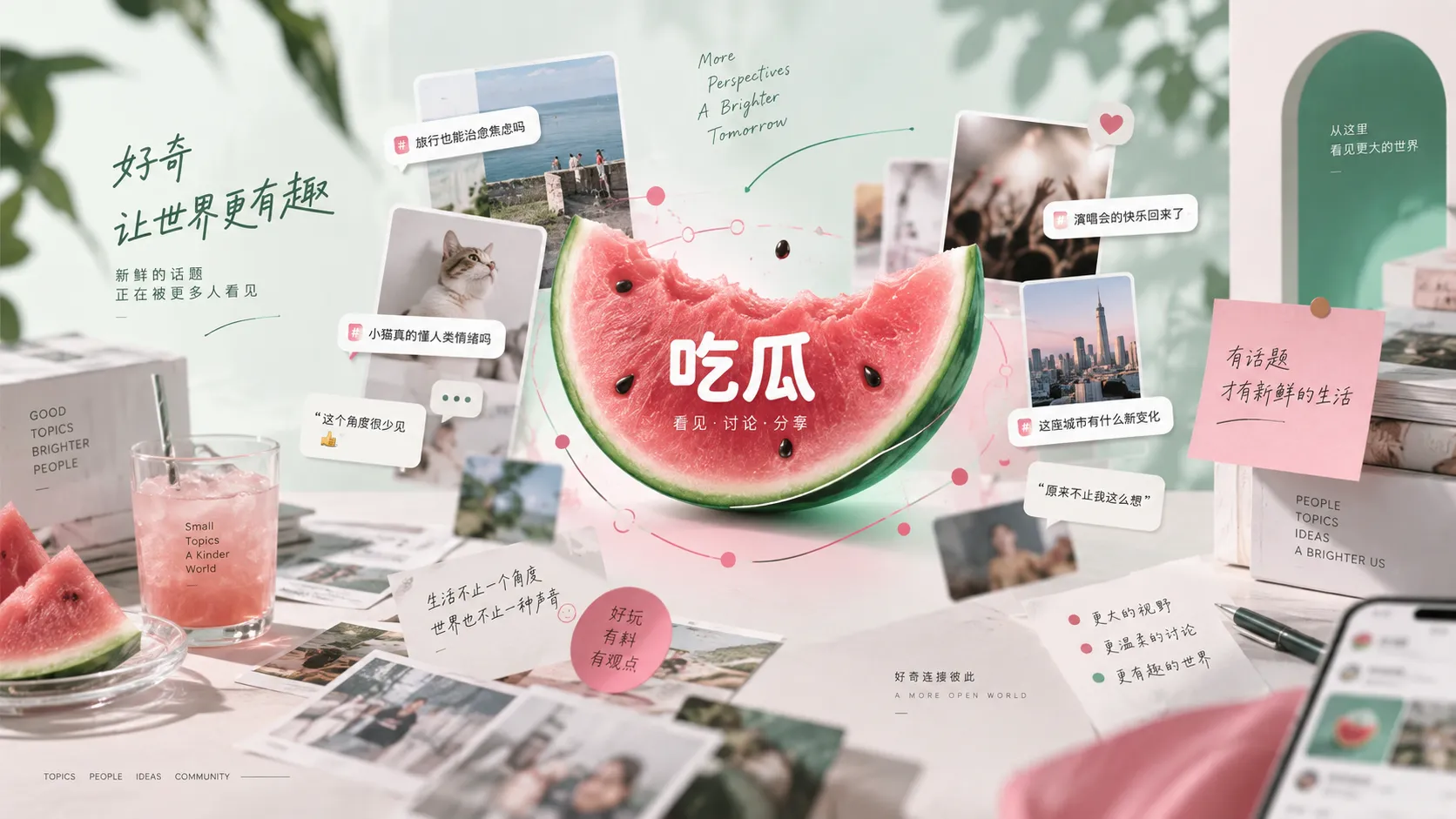 娱乐热点内容浏览示意